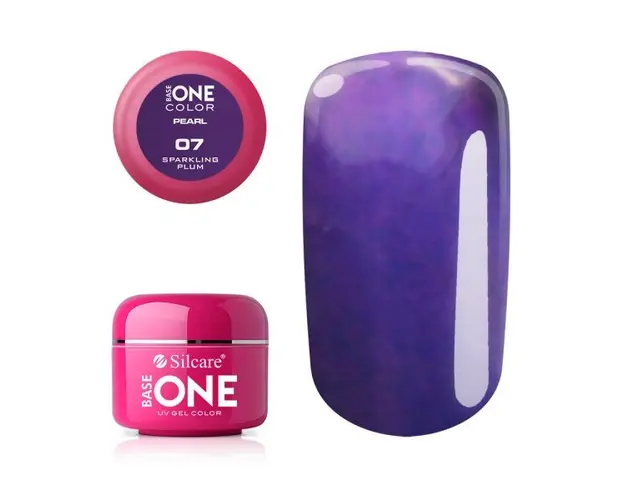 Gel UV Color Base One 5g Pearl 07 Sparkling Plum