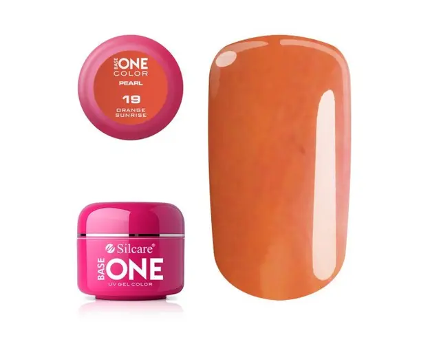 Gel UV Color Base One 5g Pearl 19 Orange Sunrise