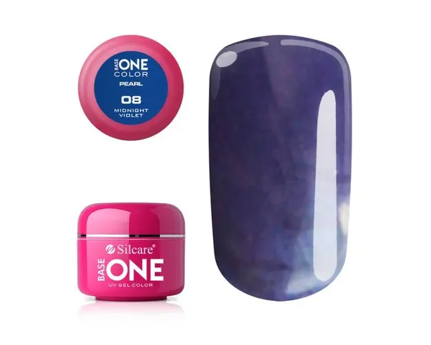Gel UV Color Base One 5g Pearl- Midnight Violet 08