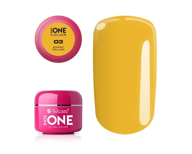 Gel UV Color Base One 5g Sunny Yellow 03