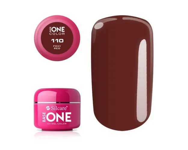 Gel UV Color Base One Autumn Colection 5g Foxy Red 110