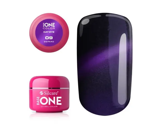 Gel UV Color Base One Silcare Cat Eye Magnetic Gepart 09