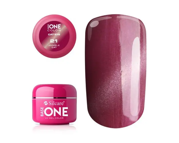 Gel UV Color Base One Silcare Cat Eye Magnetic Jungle Cat 21