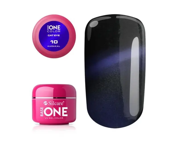 Gel UV Color Base One Silcare Cat Eye Magnetic Karakal 10