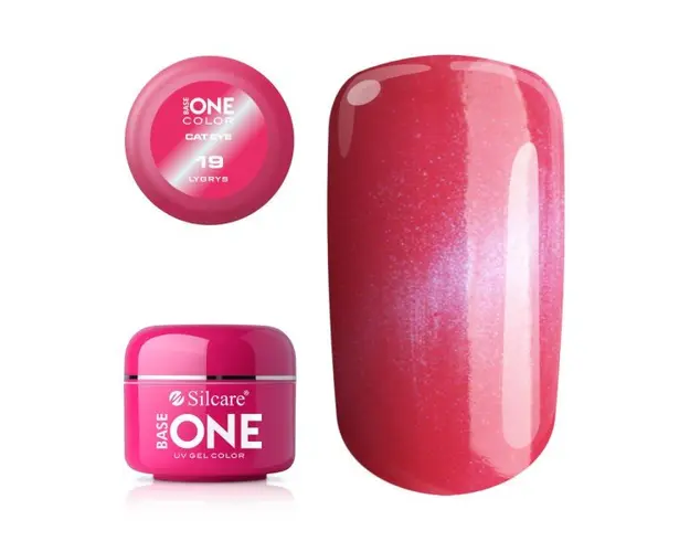 Gel UV Color Base One Silcare Cat Eye Magnetic Lygrys 19