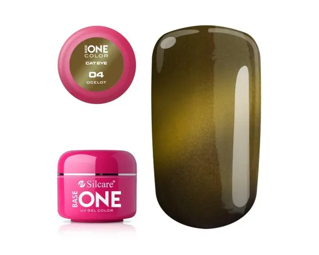 Gel UV Color Base One Silcare Cat Eye Magnetic Ocelot 04