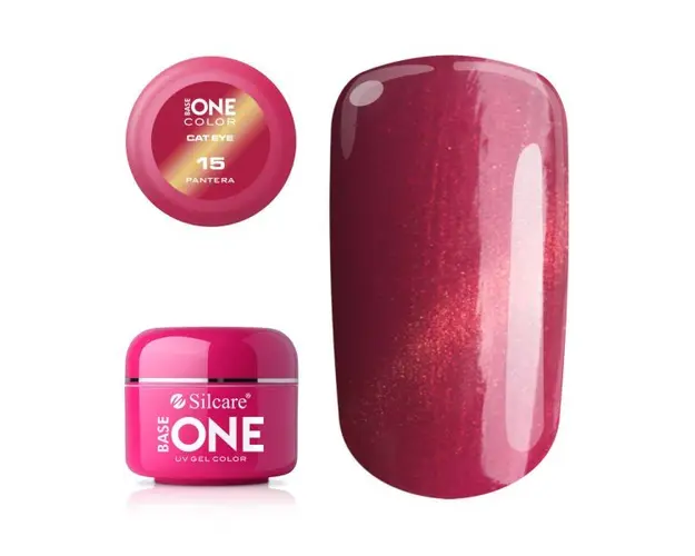 Gel UV Color Base One Silcare Cat Eye Magnetic Pantera 15