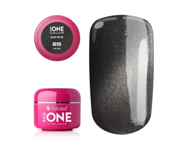 Gel UV Color Base One Silcare Cat Eye Magnetic Pers 25