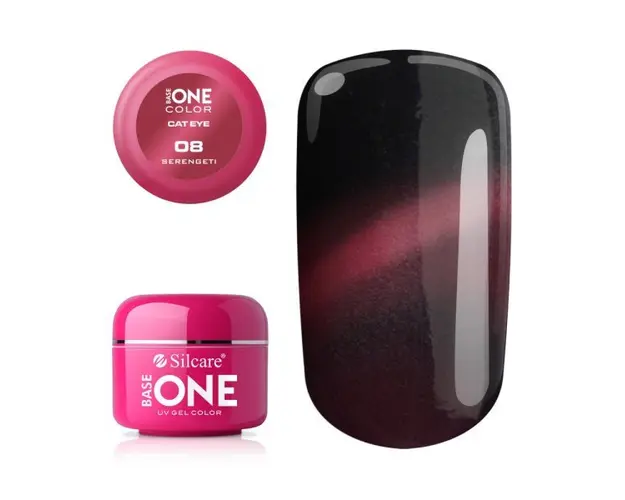 Gel UV Color Base One Silcare Cat Eye Magnetic Serengeti 08