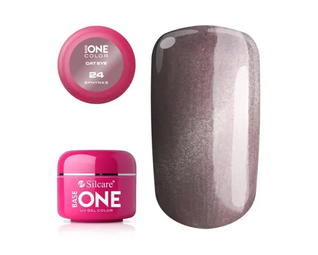 Gel UV Color Base One Silcare Cat Eye Magnetic Spynks 24