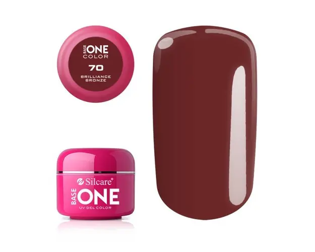 Gel uv Color Base One Silcare Clasic Briliance Bronze 70