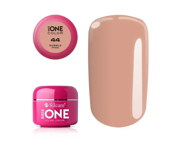 Gel uv Color Base One Silcare Clasic Bubble Pink 44