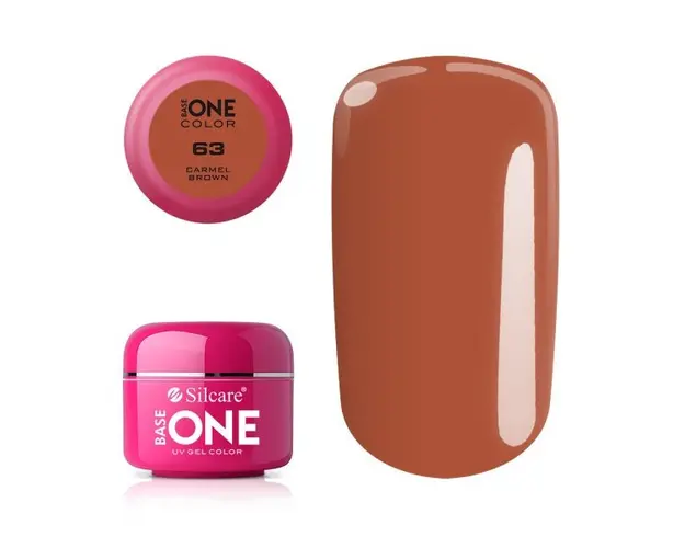 Gel uv Color Base One Silcare Clasic Carmel Brown 63