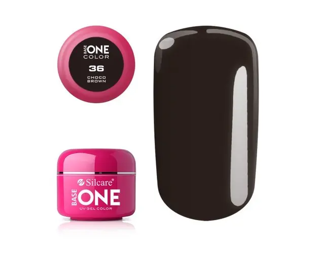 Gel uv Color Base One Silcare Clasic Choco Brown 36