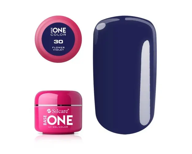 Gel uv Color Base One Silcare Clasic Flower Violet 30