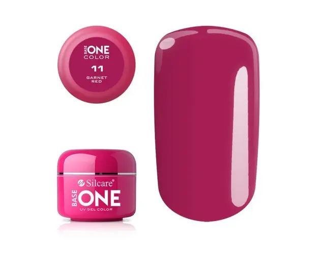 Gel uv Color Base One Silcare Clasic Garnet Red 11