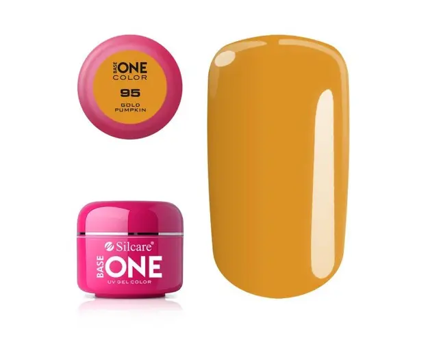Gel uv Color Base One Silcare Clasic Gold Pumpkin 95