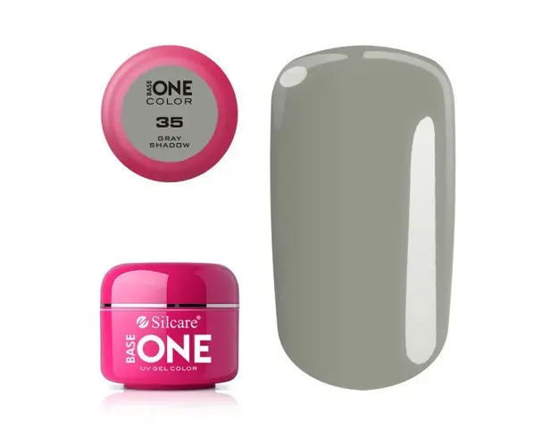 Gel uv Color Base One Silcare Clasic Grey Shadow 35