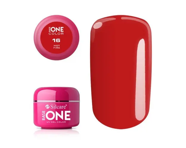 Gel uv Color Base One Silcare Clasic Hot Fire 16