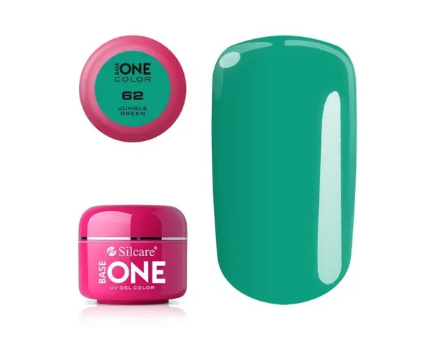 Gel uv Color Base One Silcare Clasic Jungle Green 62