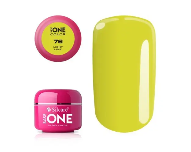 Gel uv Color Base One Silcare Clasic Light Lime 76