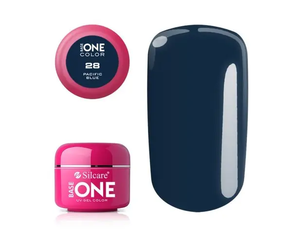 Gel uv Color Base One Silcare Clasic Pacific Blue 28