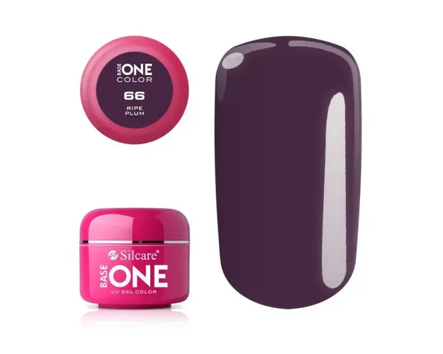 Gel uv Color Base One Silcare Clasic Ripe Plum 66
