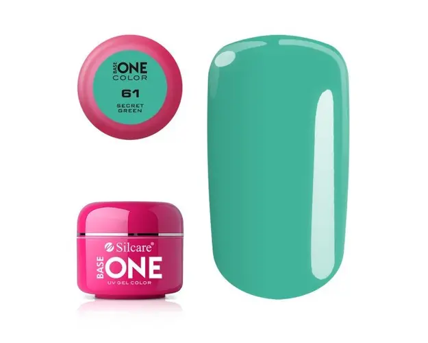 Gel uv Color Base One Silcare Clasic Secret Green 61
