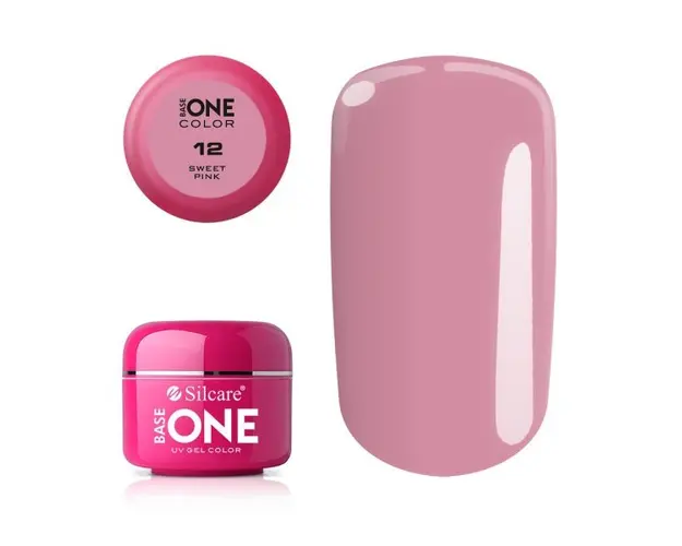 Gel uv Color Base One Silcare Clasic Sweet Pink 12