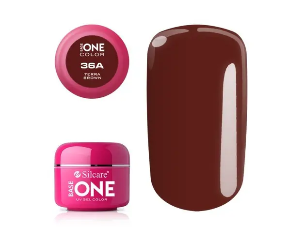 Gel uv Color Base One Silcare Clasic Terra Brown 36A