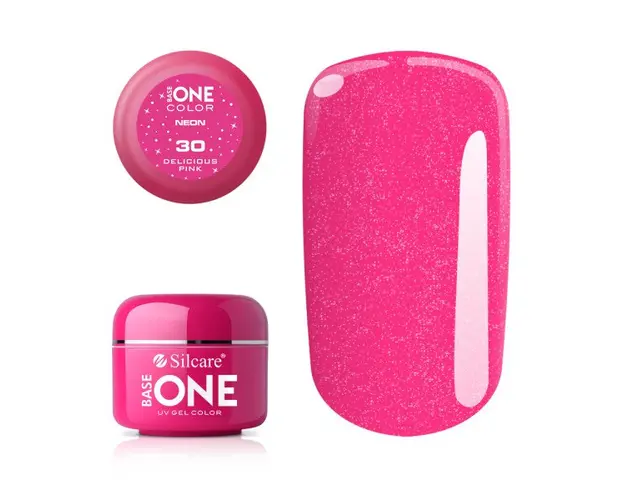 Gel UV Color Base One Silcare Delicious Pink 30
