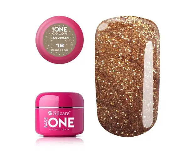 Gel uv Color Base One Silcare Las Vegas Eldorado 18