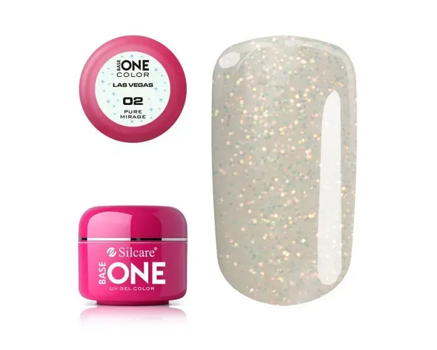 Gel uv Color Base One Silcare Las Vegas Pure Mirage 02
