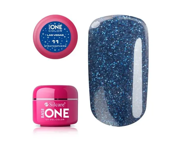 Gel uv Color Base One Silcare Las Vegas Stratosphere 11