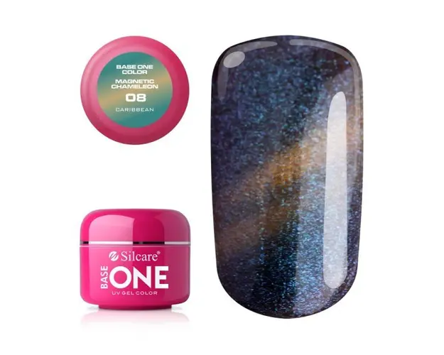 Gel UV Color Base One Silcare Magnetic Chameleon 08