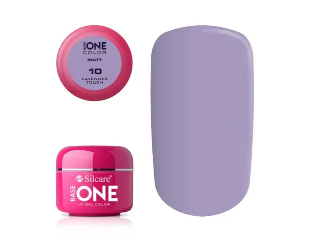 Gel uv Color Base One Silcare Matt Lavender Touch 10