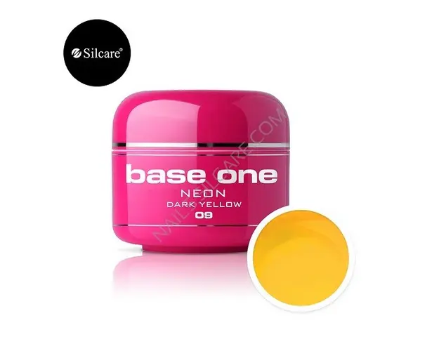 Gel UV Color Base One Silcare Neon Dark Yellow 09
