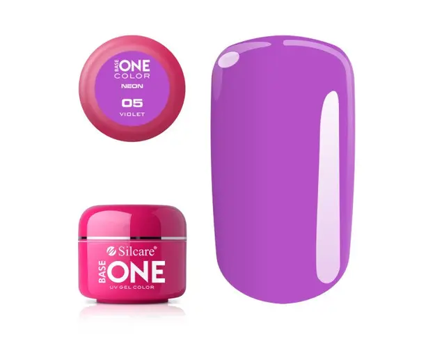 Gel UV Color Base One Silcare Neon Violet 05
