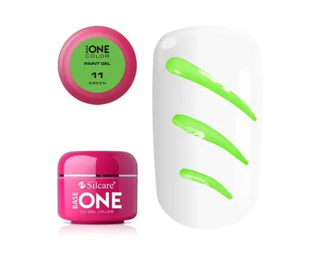 Gel UV Color Base One Silcare Paint Green 11