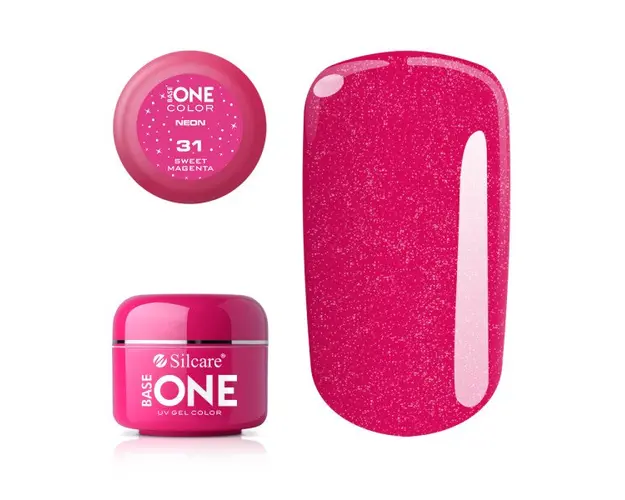 Gel UV Color Base One Silcare Sweet Magenta 31