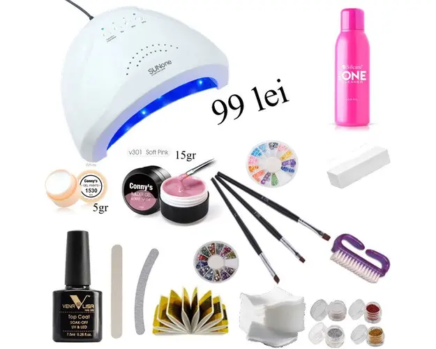 Kit Unghii Gel Promotia 99lei