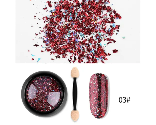 Laser Nail Foil pudra i040-03