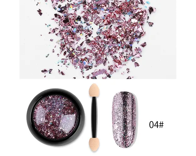 Laser Nail Foil pudra i040-04
