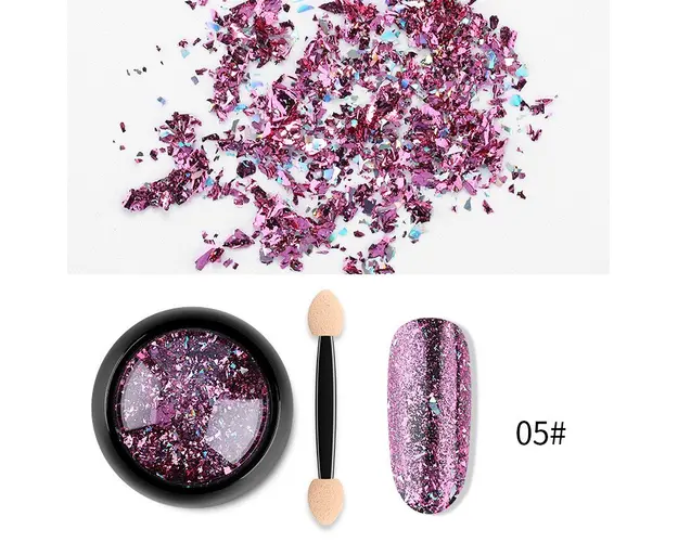 Laser Nail Foil pudra i040-05