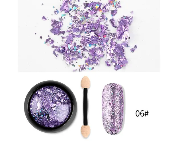 Laser Nail Foil pudra i040-06