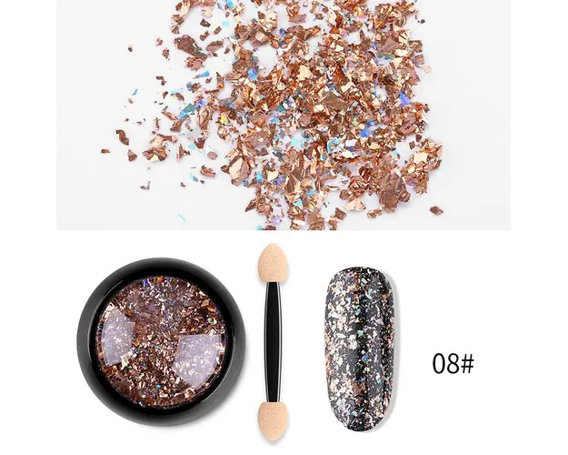 Laser Nail Foil pudra i040-08