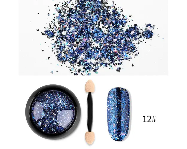 Laser Nail Foil pudra i040-12