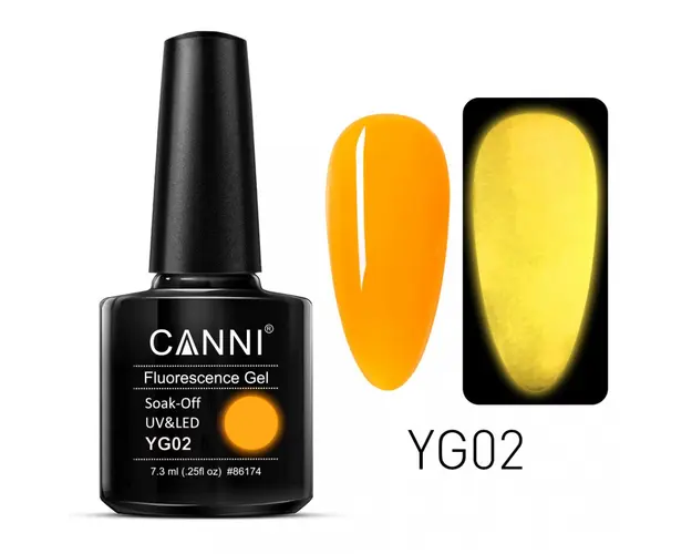 Oja Semipermanenta CANNI Fluorescenta YG-02