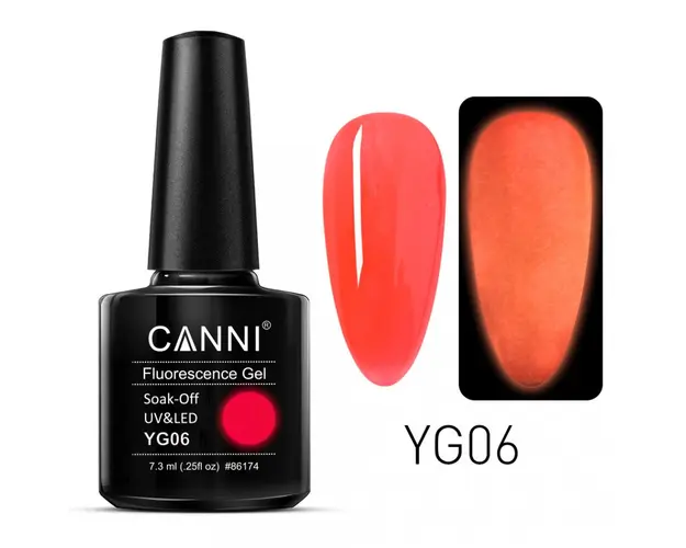 Oja Semipermanenta CANNI Fluorescenta YG-06