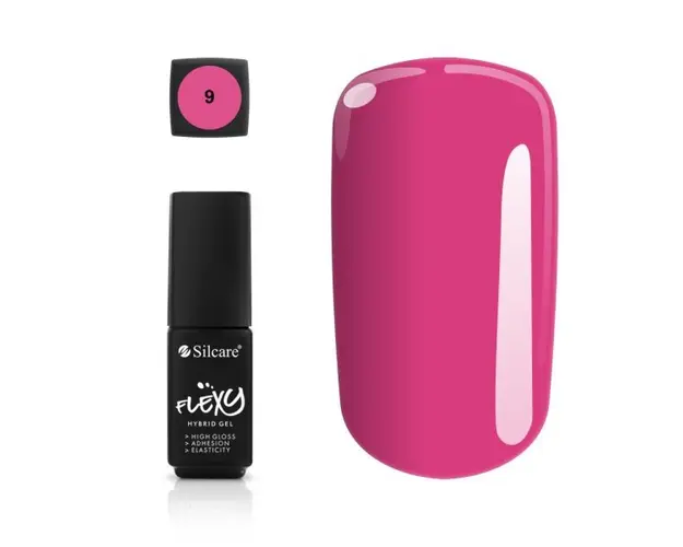 Oja Semipermanenta Flexy Hybrid Gel Silcare 4.5g 09